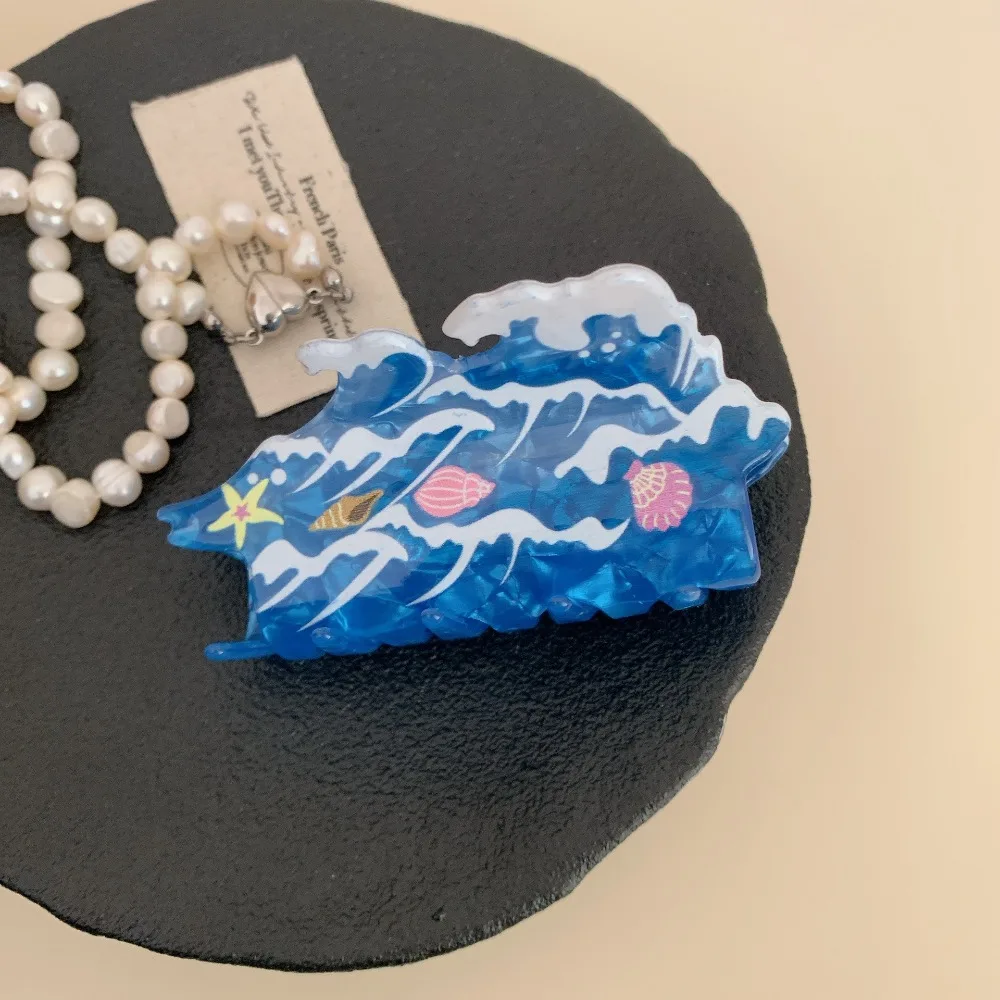 

Cute Acrylic Koala Hair Claw Sea Creature Cartoon Animal Hair Clip Bear Hair Accessories Big Shark Clip Female