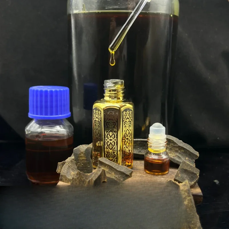 Baiqi Nan Essential Oil/Agarwood Raw Material Extraction Pure Natural Process Purification Incense Smear Wrist Lasting Fragrance