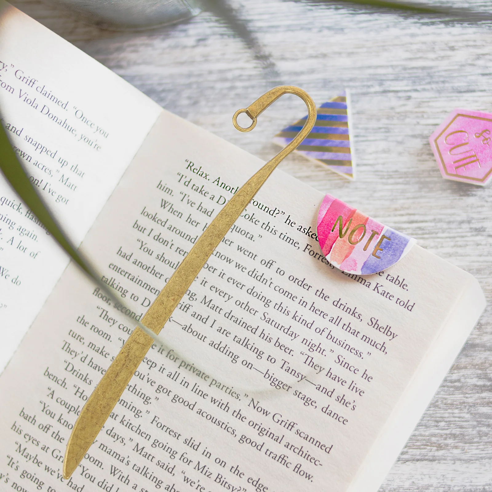 

10pcs Charms Bronze Smooth Edge Pendant Accessories for Craft Jewelry Hairpin Bookmarks Craft Supplies Making Kits