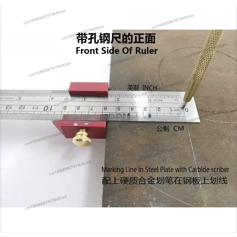 Woodworking Scribing Ruler, Scriber, Scribing Planning Line Locator, Ruler Scriber, Parallel Scriber