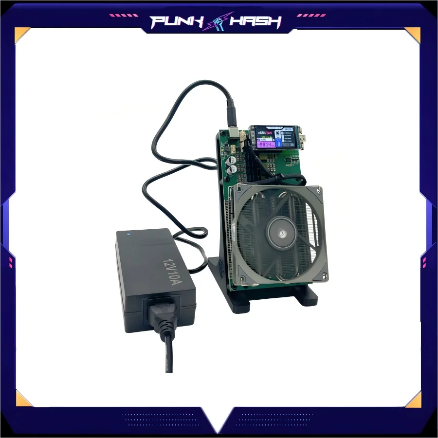 

New Arraive Bitaxe NerdQaxe++ 4.8TH/s 68w Bitcoins Miner 4 PCS BM1370 Asic Chip Solo BTC miner With PSU Btc Mining Machine