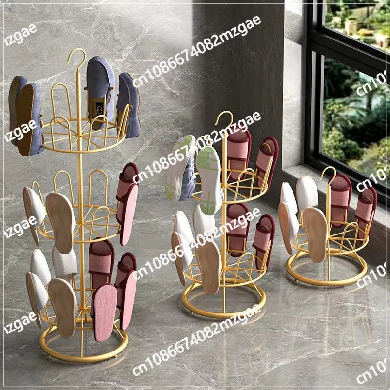 

Сушилка для обуви, напольная полка для сандалий на балконе, вращающаяся полка для обуви