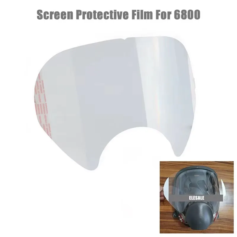 5-10pcs Protective Film For 6800 Mask Gas Respirator Window Screen Protector Sticker For 6800 Full Face Mask Accessories