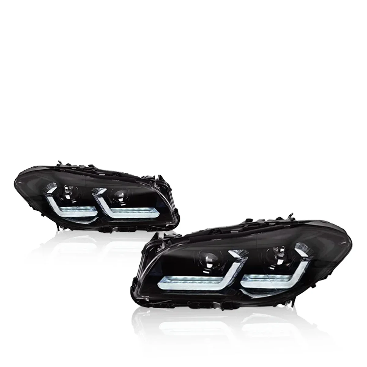 

New LED Headlight Upgrade Modified Full Head Lamp For BMW 5 Series F10 2011-2017 Turn Signals Daytime Running Lights