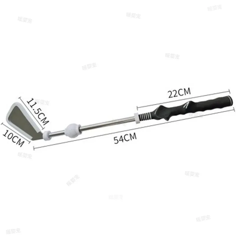 Golf Swing Trainer Golf Iron Retractable Golf Swing Training Aid Rhythm Click Sound Warm Up Golf Grip Trainer Iron Golf Supplies