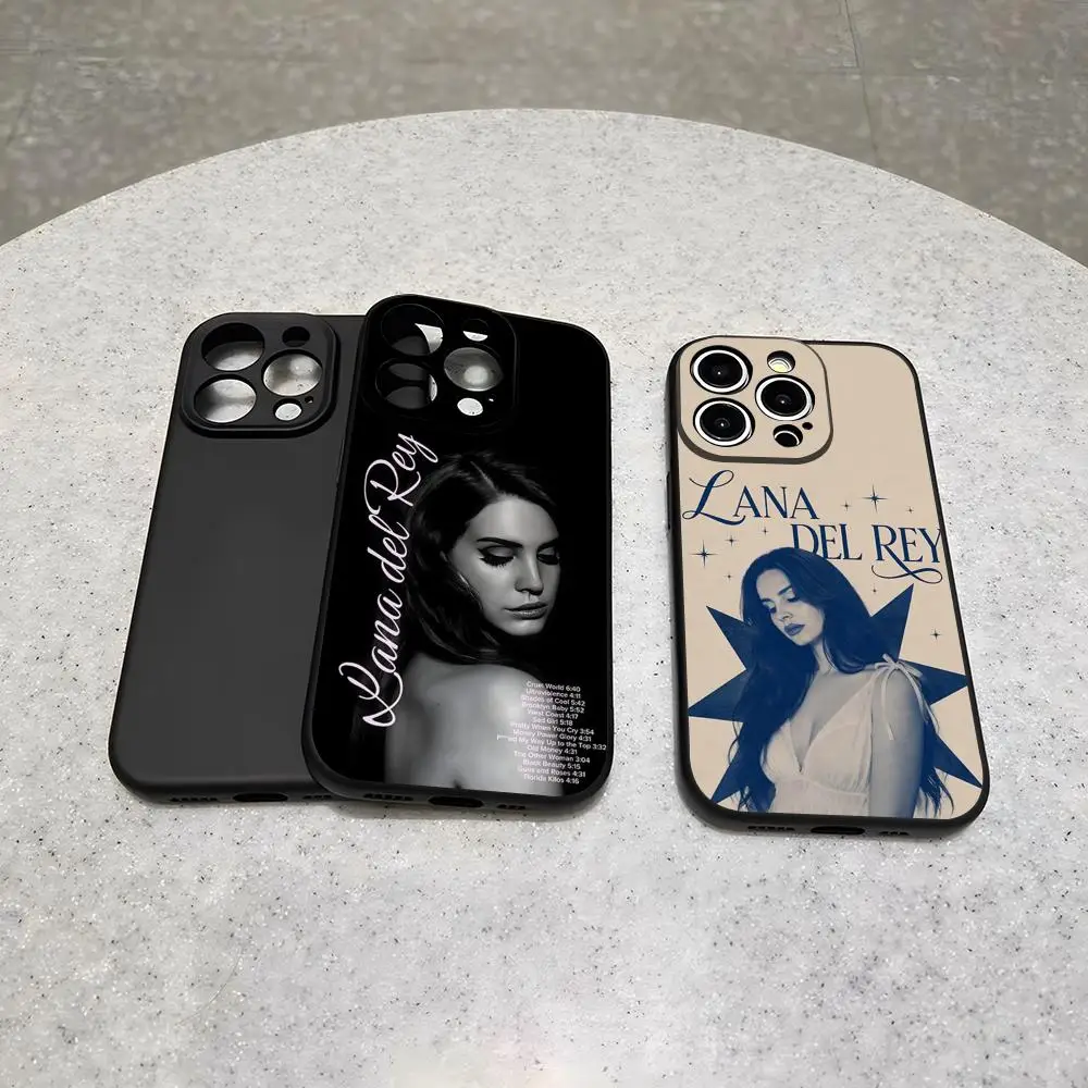 Singer L-Lana Del Rey Phone Case For 16 Pro Max Iphone 18 17 Pro Max 14 15 Plus 12 13 11 Pro Xr X Xs SE Back Cover