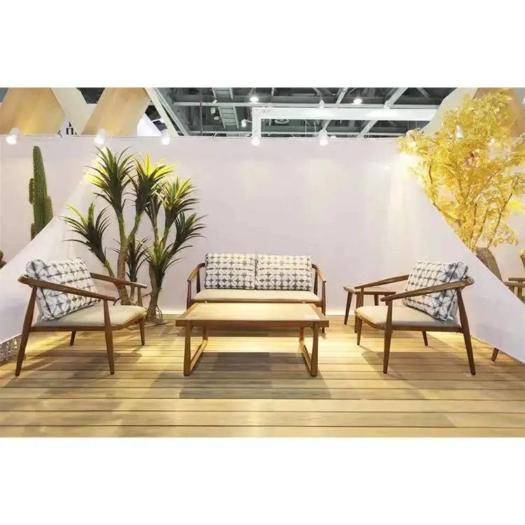 Custom High Quality Garden Furniture Aluminium Rope Rattan Outdoor Sofa