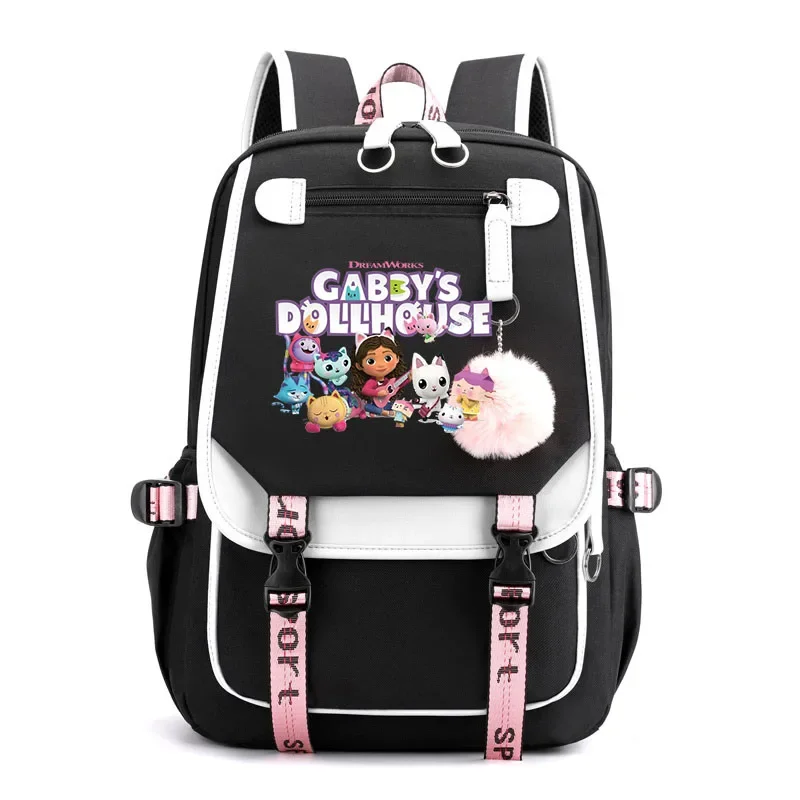 Mochila Kawaii de casa de muñecas para niñas, mochilas escolares de Anime Harajuku, mochilas de casa de muñecas para Halloween, mochila de viaje para mujeres