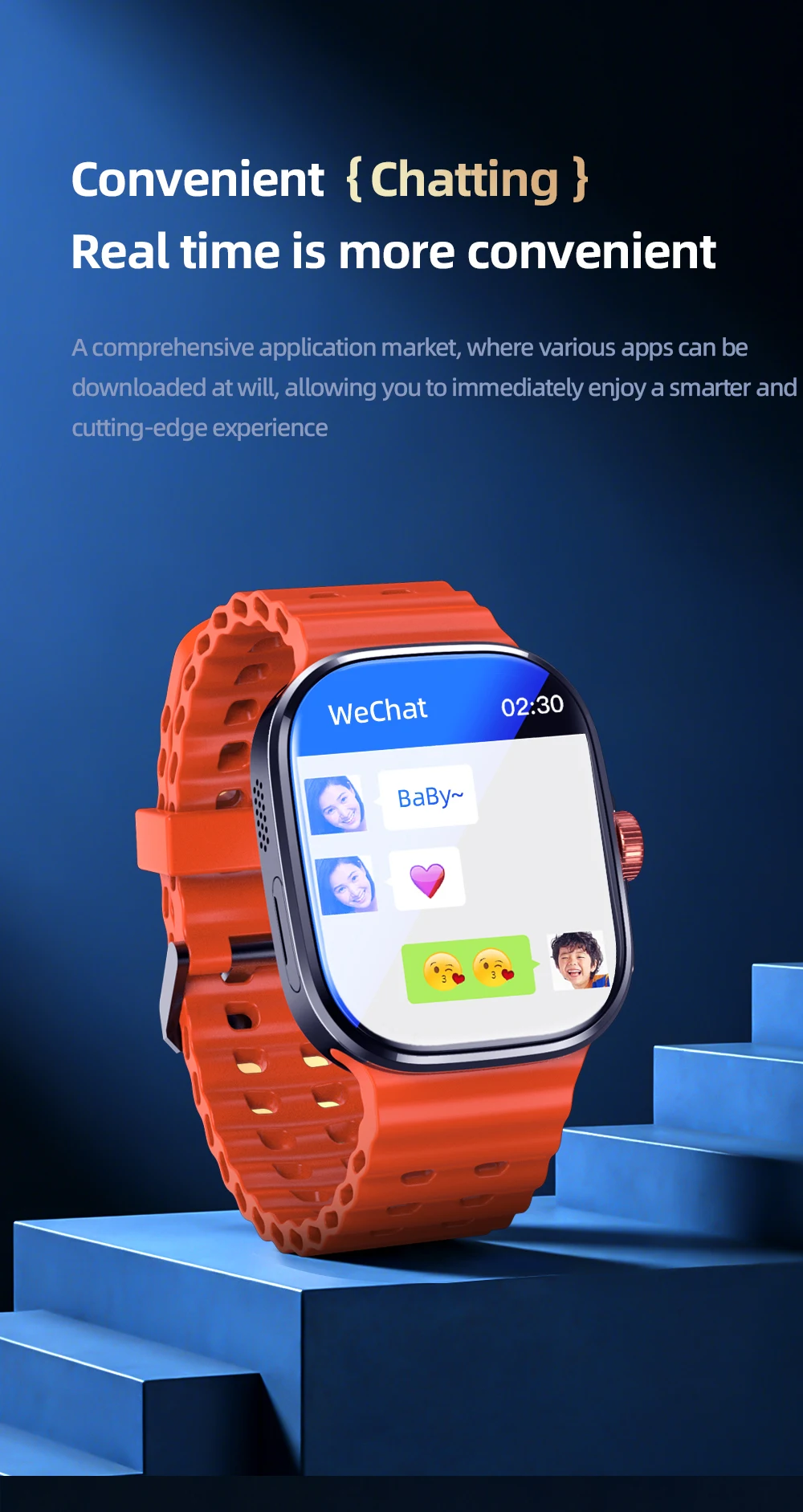 Original M99 Android Smart Watch 2.4inch Amoled 5G LTE Smartwatch With 900W Rotary Camera GPS WIFI Sim Card Slot NFC App Store