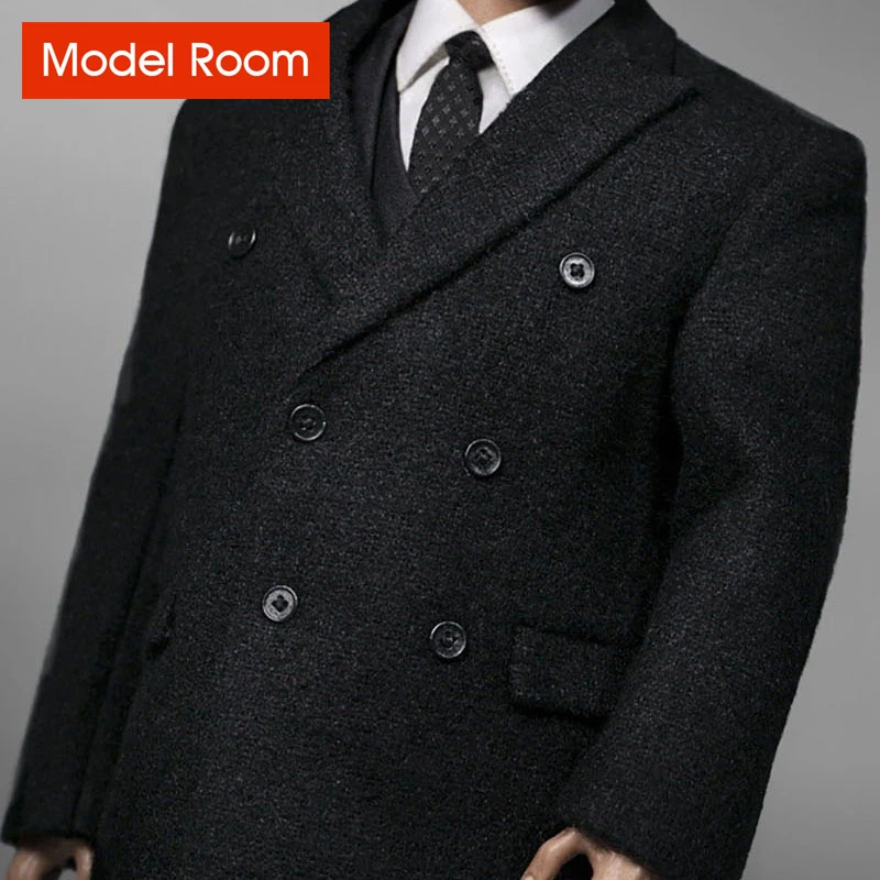 

X34 1/6 Scale Rich Man Black Suit Coat Ben Affleck Clothes Accessories Model Fit 12'' Male Soldier Action Figure Body Dolls