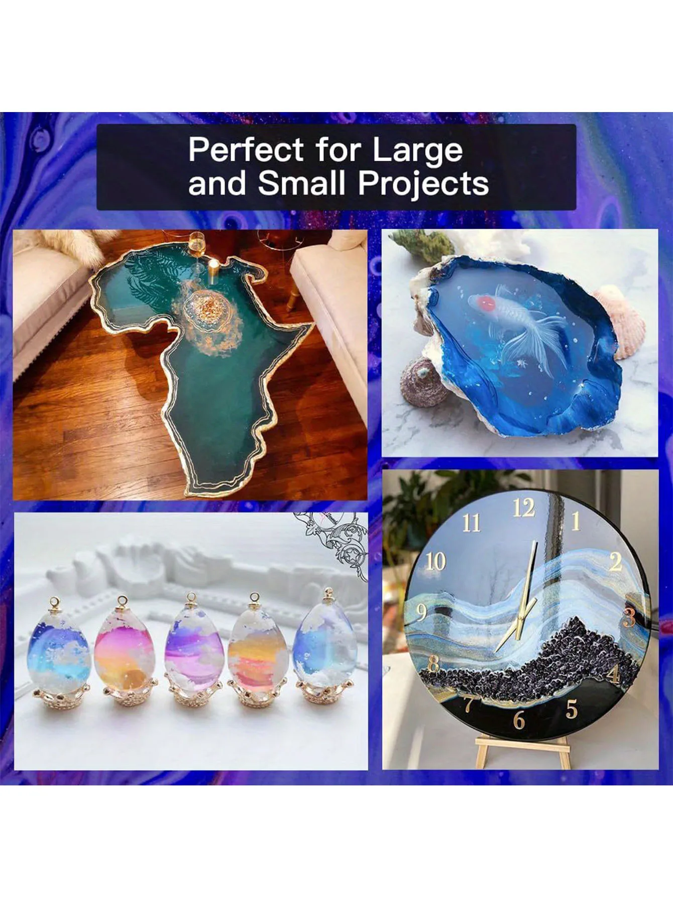 Epoxy Resin 8.4oz/16.8oz Epoxy Resin / Perfect for DIY Beginners, Essential for Making Bracelets, Earrings and Handcrafts