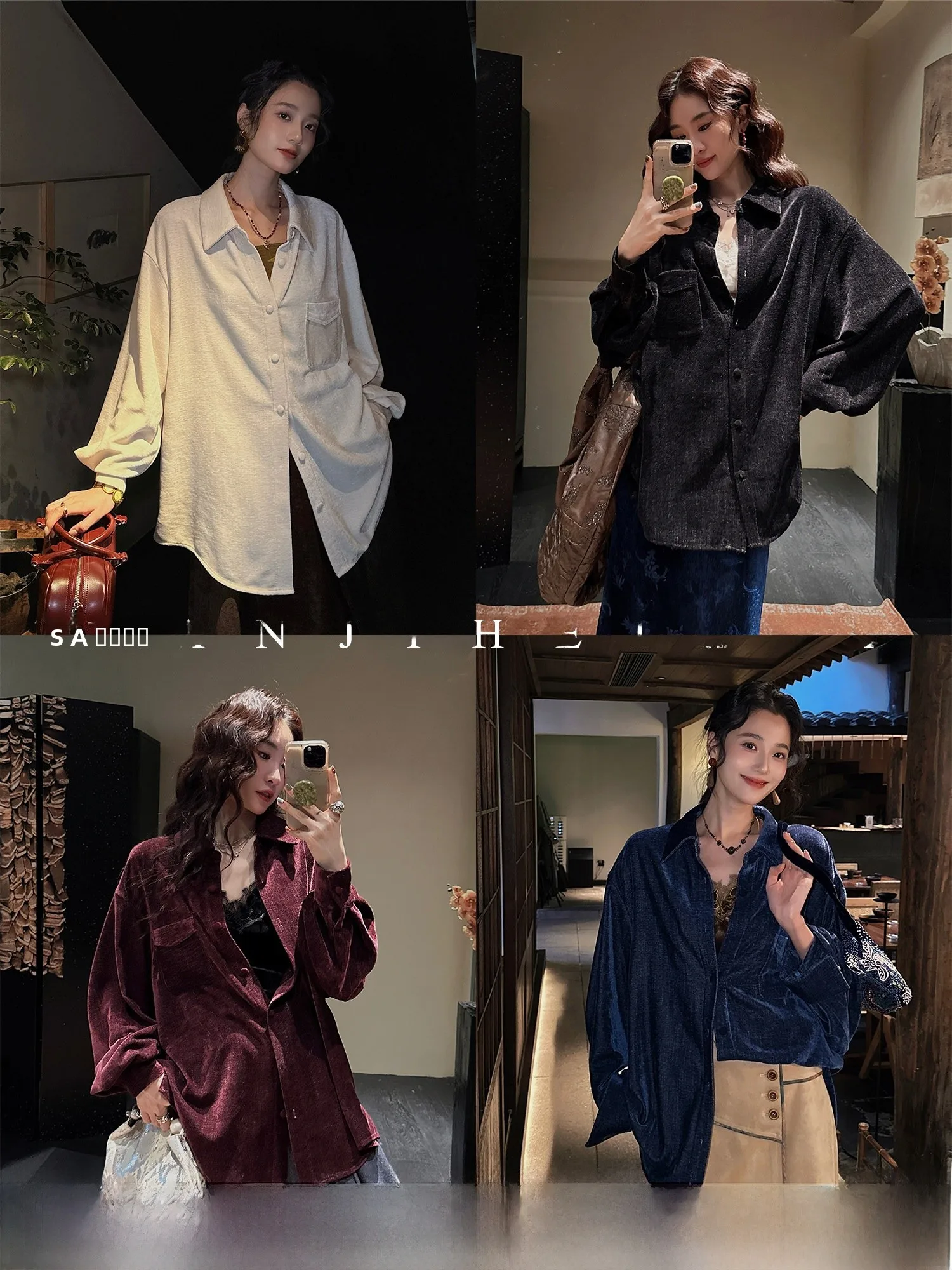 

Женская модная роскошная молодежная вязаная кофта Sanji Bla Flower Nanduo Thiened в стиле ретро с длинными рукавами из полиэстеровой смеси