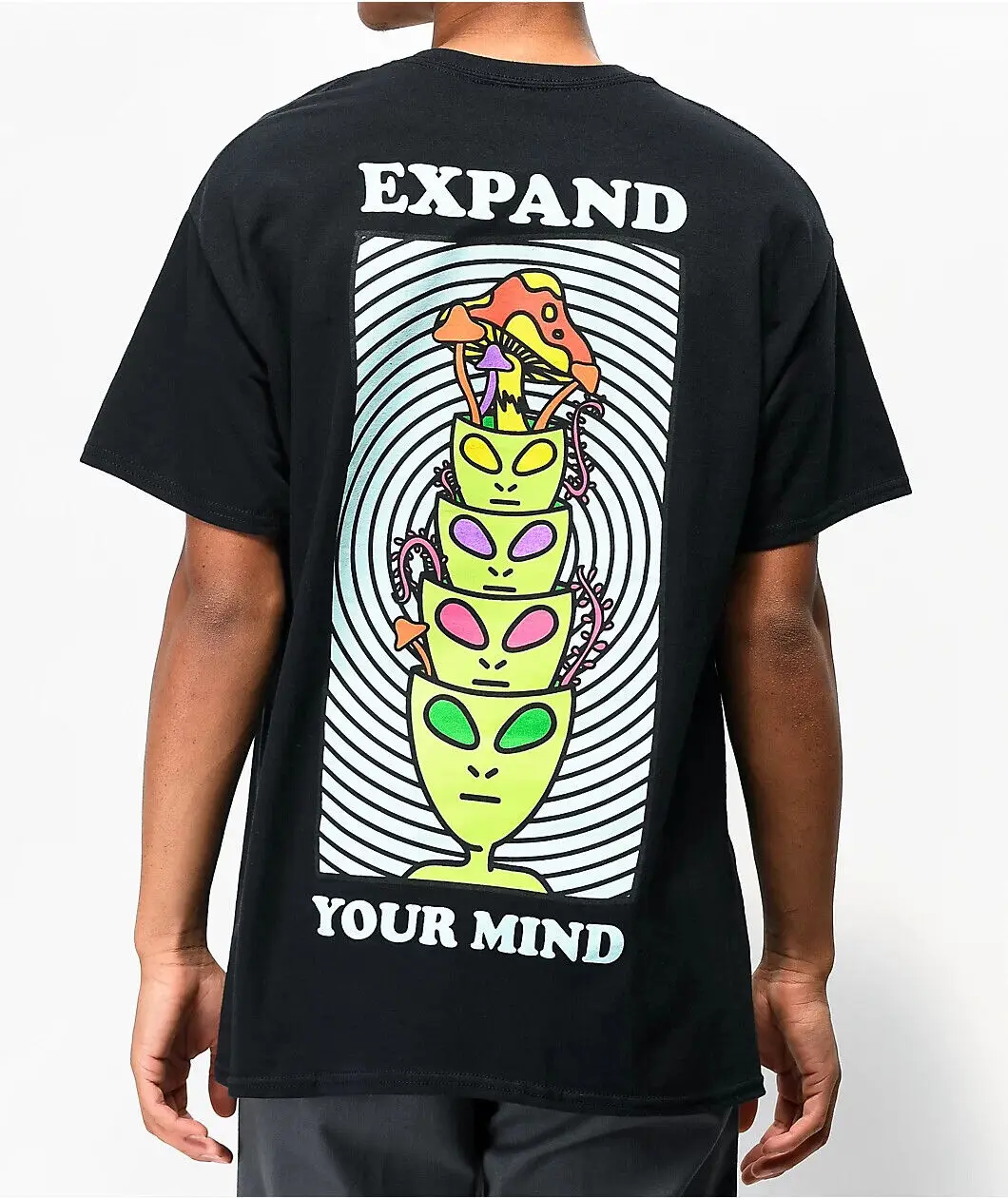 A Lab Mens Expand Your Mind Minds Expanded Black T Shirt New S M L Xl 2Xl