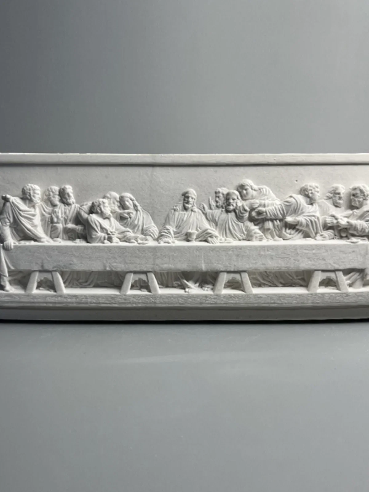 

Nordic ins "The Last Supper" plaster statue retro relief home decoration ornament Da Vinci three-dimensional painting