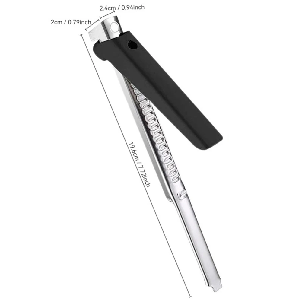Compact Travel Jar Opener Bottle Lid Opener Multi Functional Bottle Opener Manual Operation Tool Stainless Steel Construction