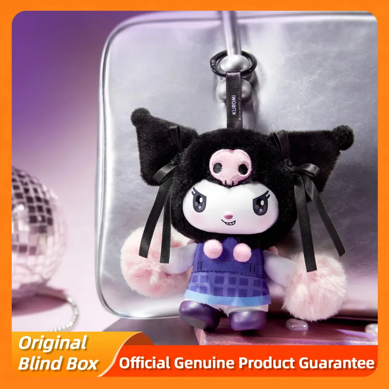 حقيقي سانريو تتحرك المشهد سلسلة صندوق أعمى كورومي بلدي ميلودي لطيف الفينيل أفخم قلادة دمية حقيبة الديكور الشكل هدية عيد ميلاد #5