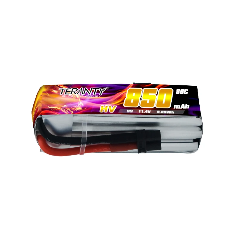TERANTY 3S 11.4V 850mAh 80C/160C HV Lipo Battery For iFlight CineBee BetaPFV Beta 85X Brushless Drone Parts With XT30 Plug