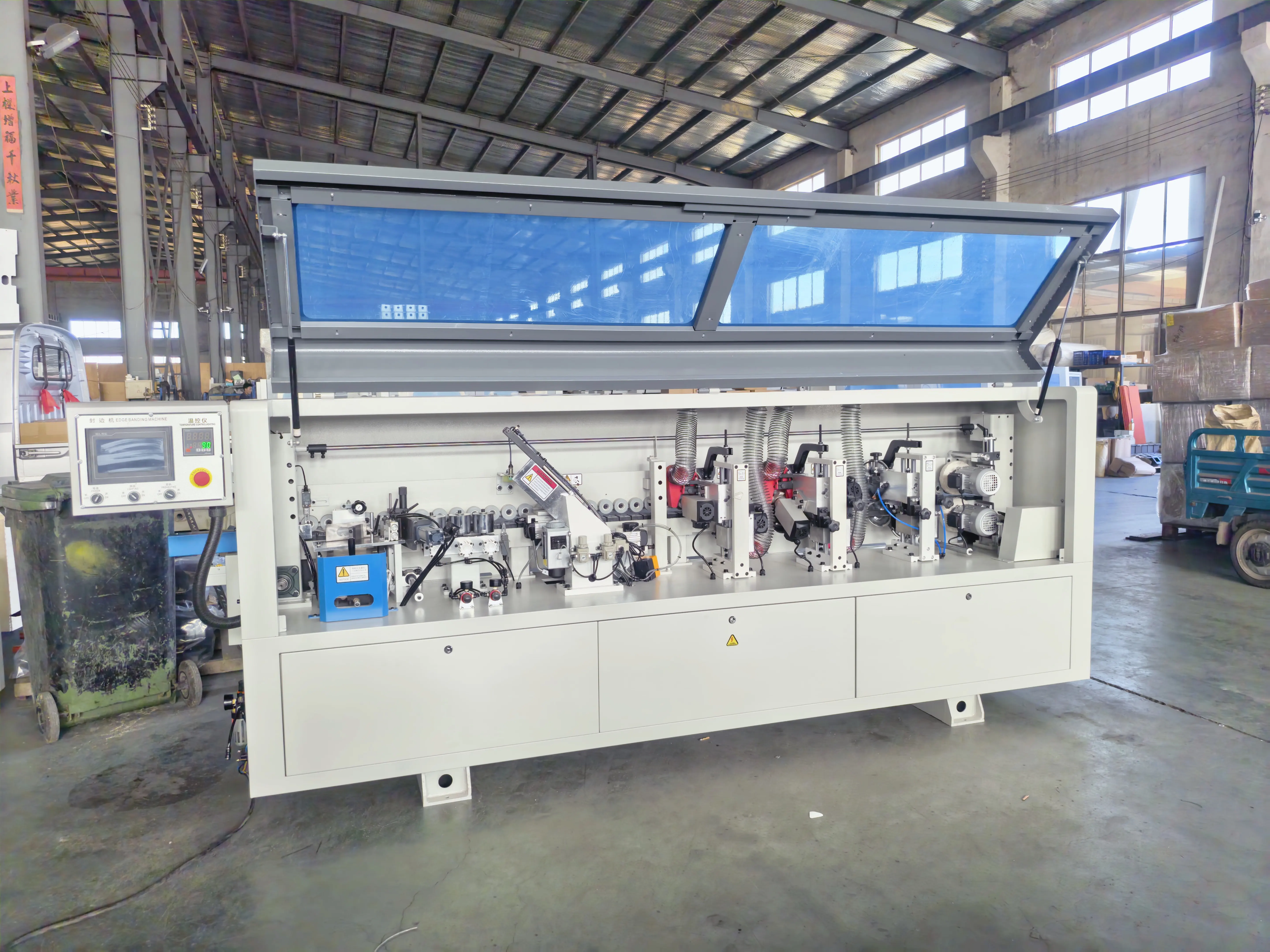 Economical Edge Banding Machine Furniture Kitchen Cabinet Wardrobe Wood Based Panel Production Edge Bander