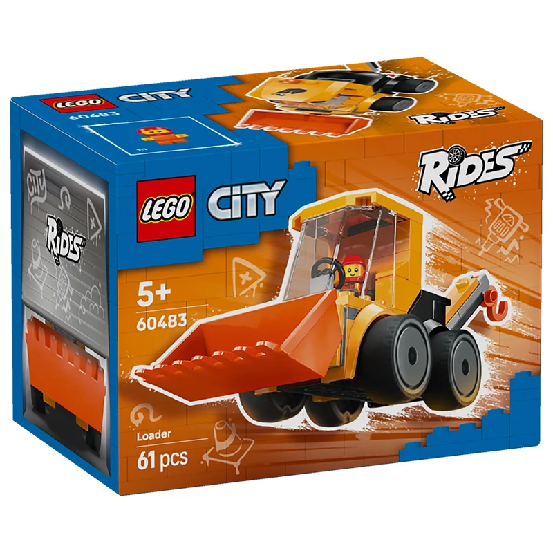 Lego City 60483 Cyclone Fleet Excavator, juguete de bloques de construcción para niños y niñas, regalo para niños
