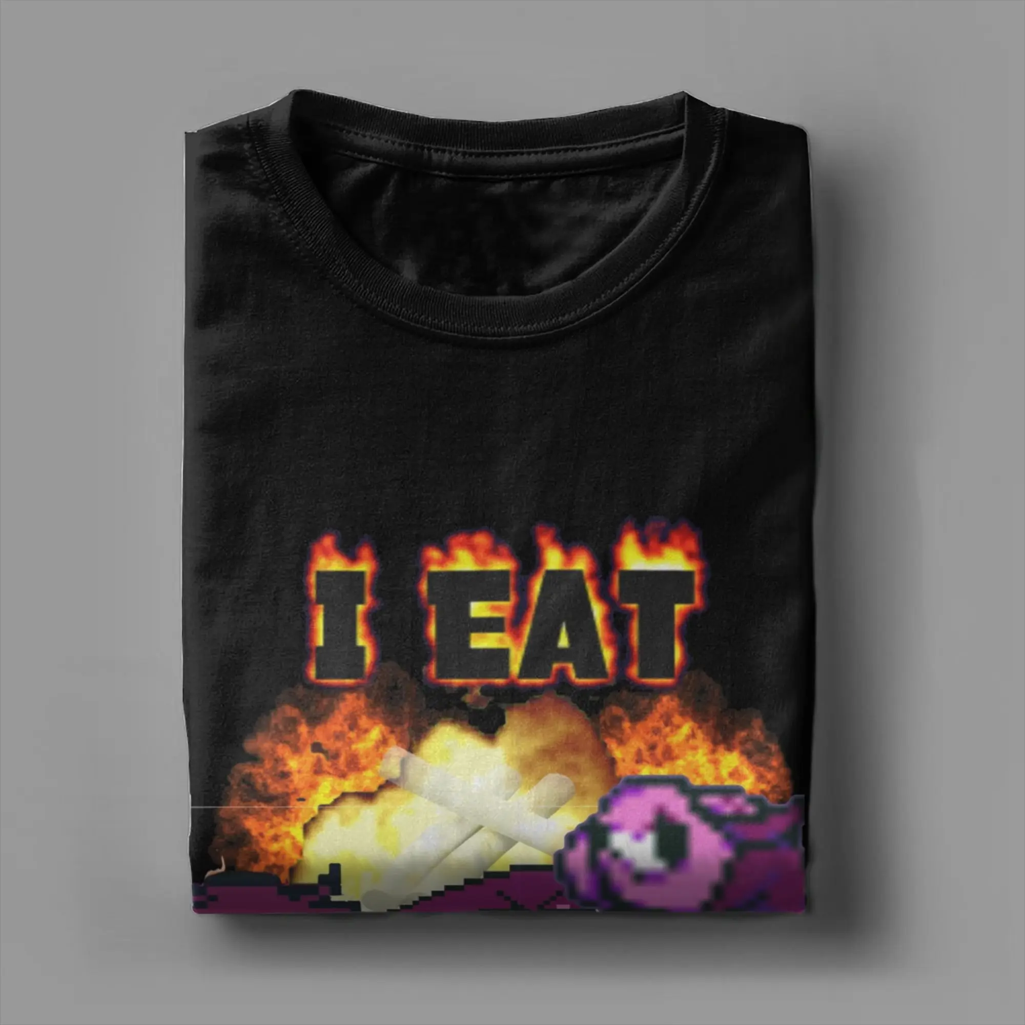 أنا أكل الطباشير سوزي ديلتارون ميرش الرجال النساء تي شيرت القطن الخالص تي شيرت جرافيك الملابس