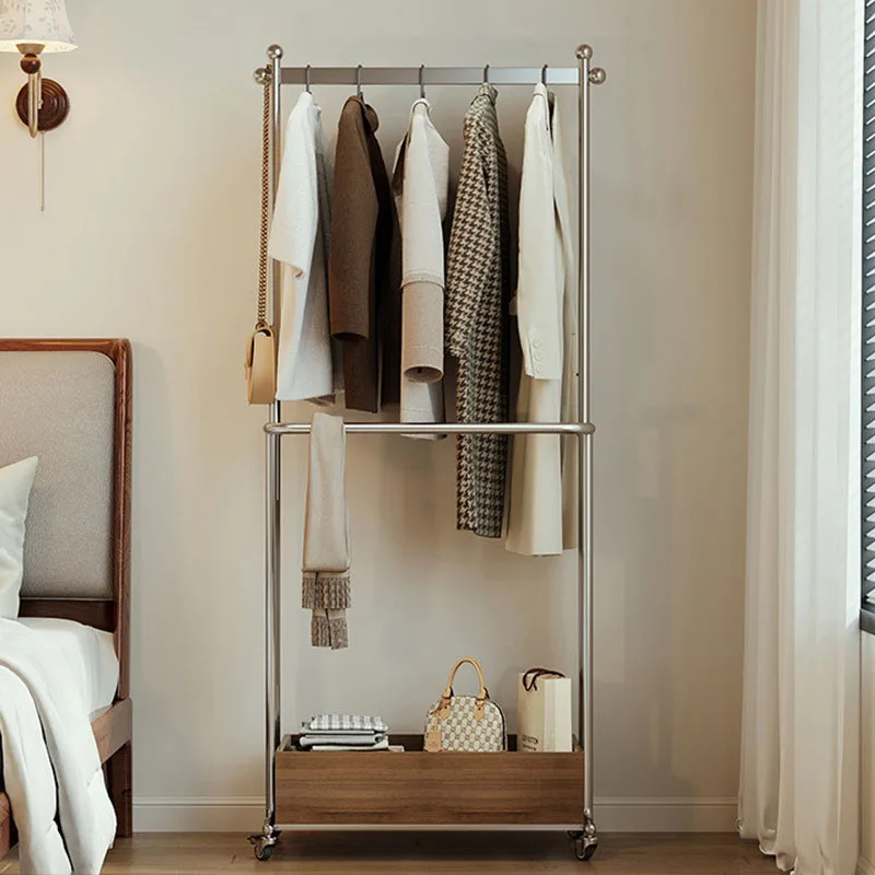 Trendy Standing Coat Racks Organizer Garment Indoor Living Room Aesthetic Coat Racks Modern Porte Manteau Living Room Decoration