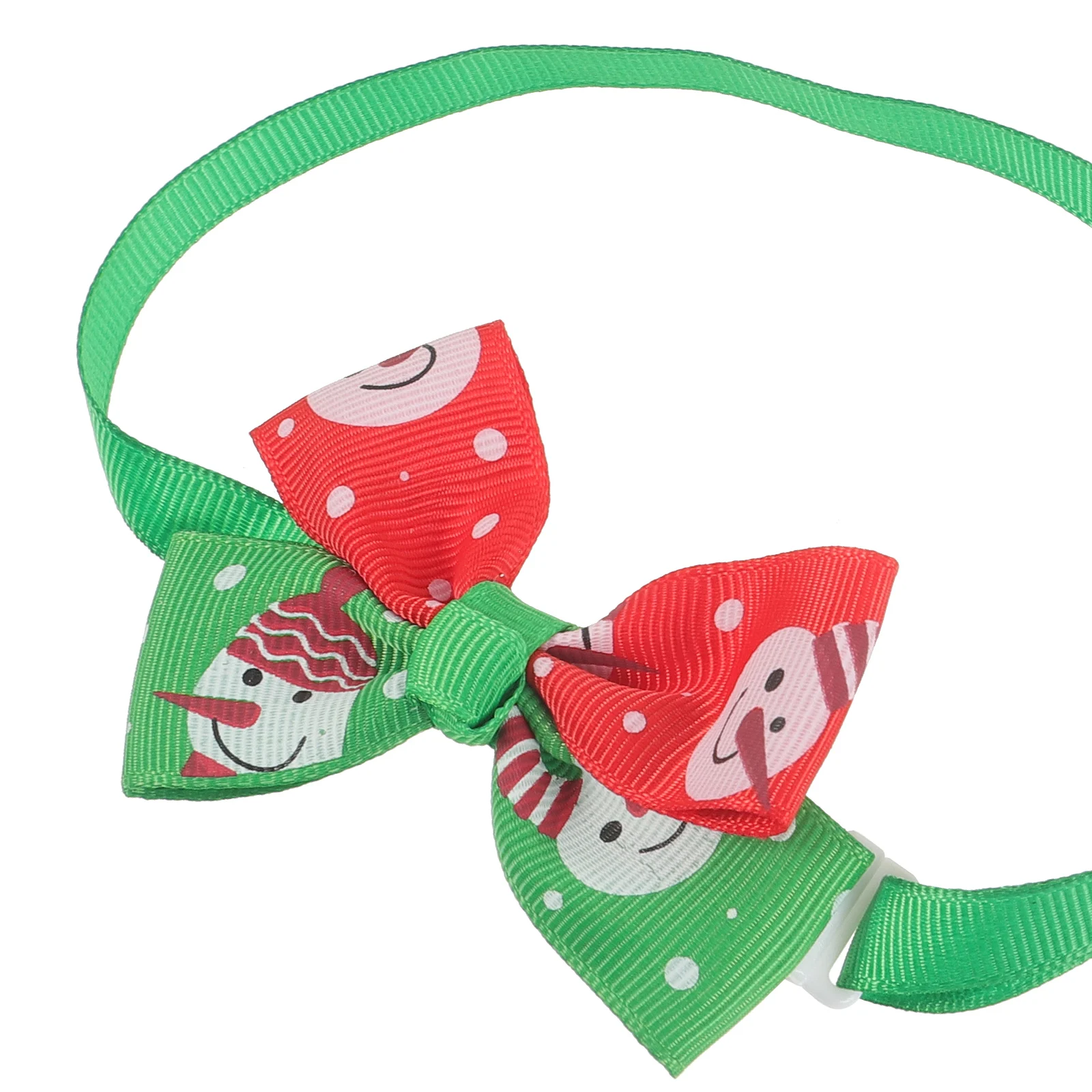 

8Pcs Christmas Pet Collars for Cats Dogs Adjustable Fabric Collar Lightweight Comfortable Party Wedding Decoration