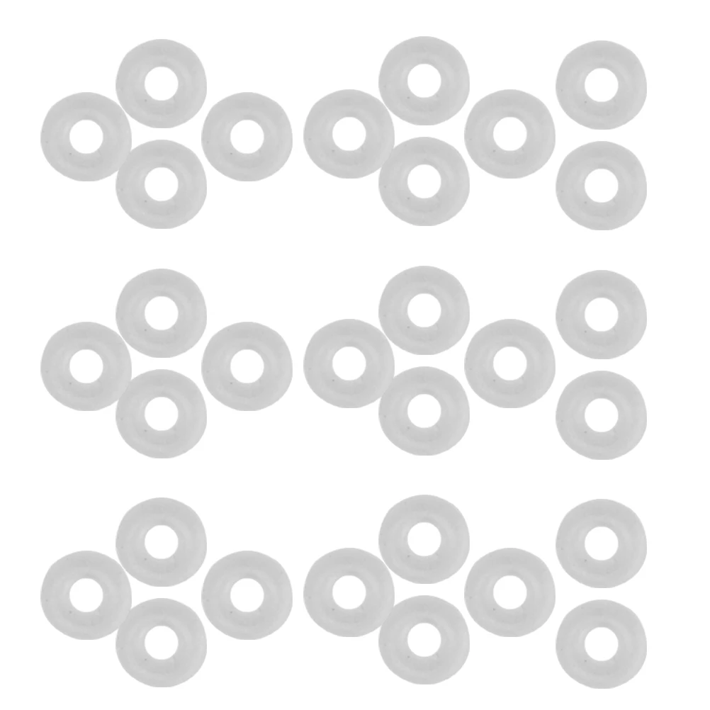 

100 Pcs Anti Slip Rubber Rings Bracelet Jewelry Making Supplies Stopper Beads Parts Necklace Earring Crafts Accessories