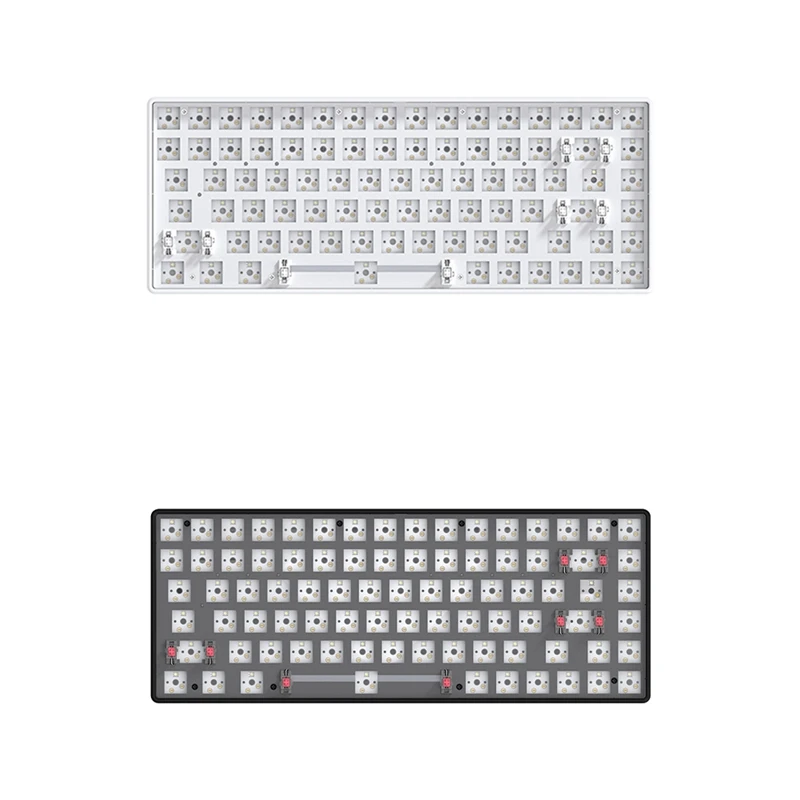 

AT14 84 Key Hot-Swappable Mechanical Keyboard 3 Mode Bluetooth 2.4G Wireless Customized Mechanical Keyboard Kit