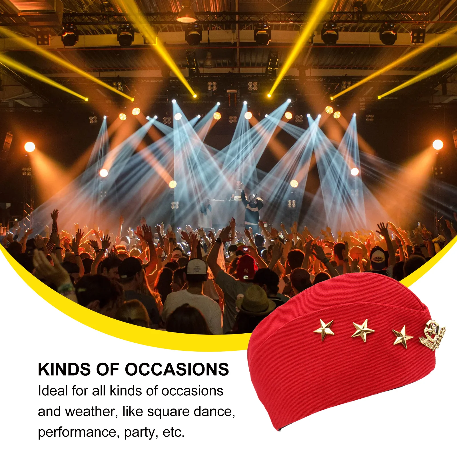 

Sailor Dance Hat Navy Costume Dancing Accessory Performance Cap Beret Military Stylish British Peaked Vintage Fashion Water