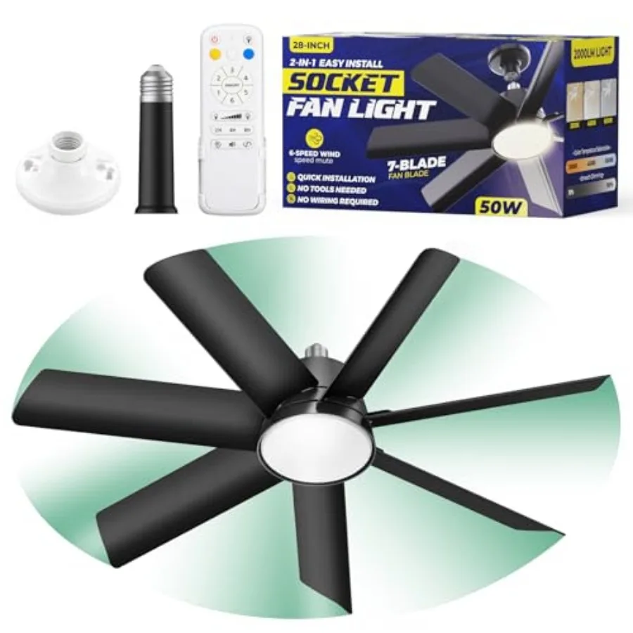 28In Socket Fan Lig…