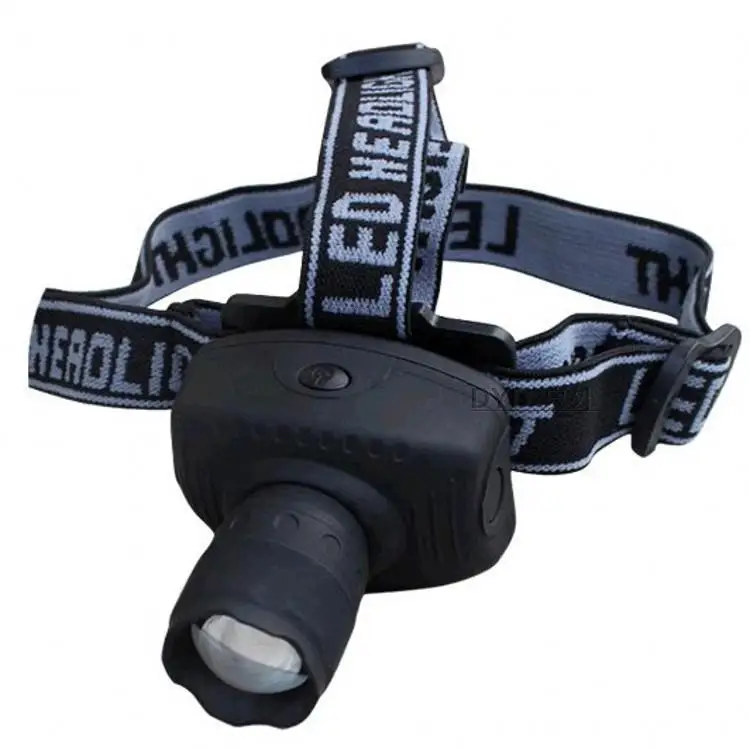 Mini lampe de sauna LED étanche, lampe de poche zoomable, lampe frontale, torche, lanterne pour camping en plein air, pêche de nuit, 3 modes