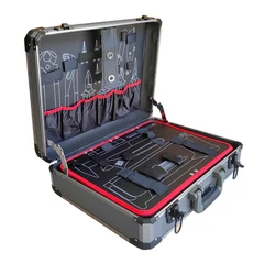 Aluminum Hard Case Tool Box Hardware tool Storage Box Waterproof Tool case Protable Toolbox Large Empty tool box Organizer box