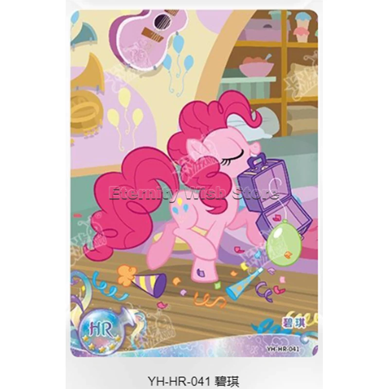 Оригинальные карты KAYOU My Little Pony серии HR 038 ~ 044, персонажи аниме, милые коллекционные карты, флэш-карты, подарки на день рождения для детей