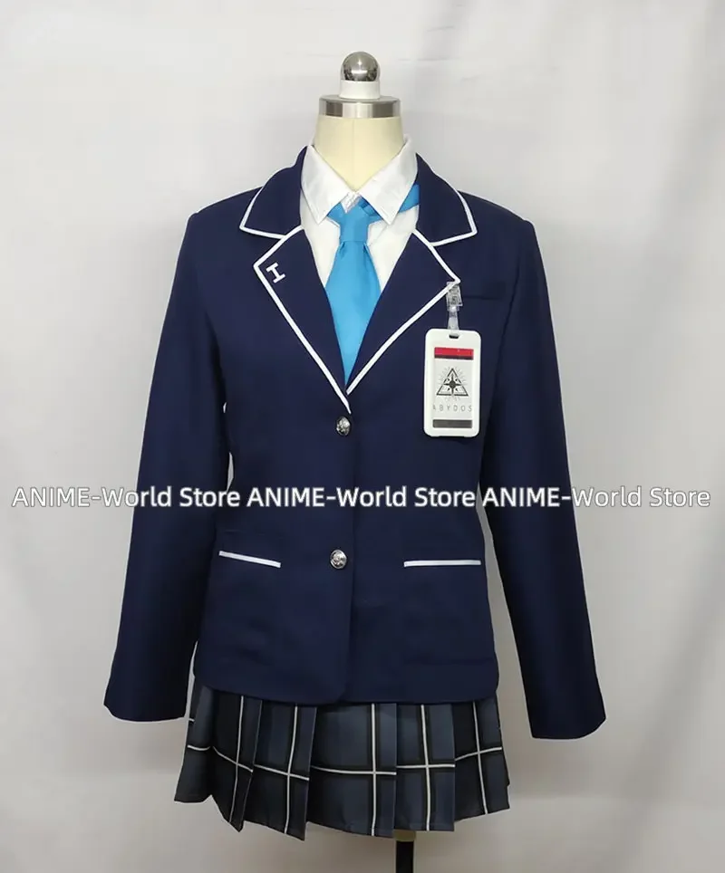 Game Blue Archive Kuromi Serika Cosplay Costume Japanese High School Uniform Jk Dress Suit Coat Shirt Skirts Custom Made