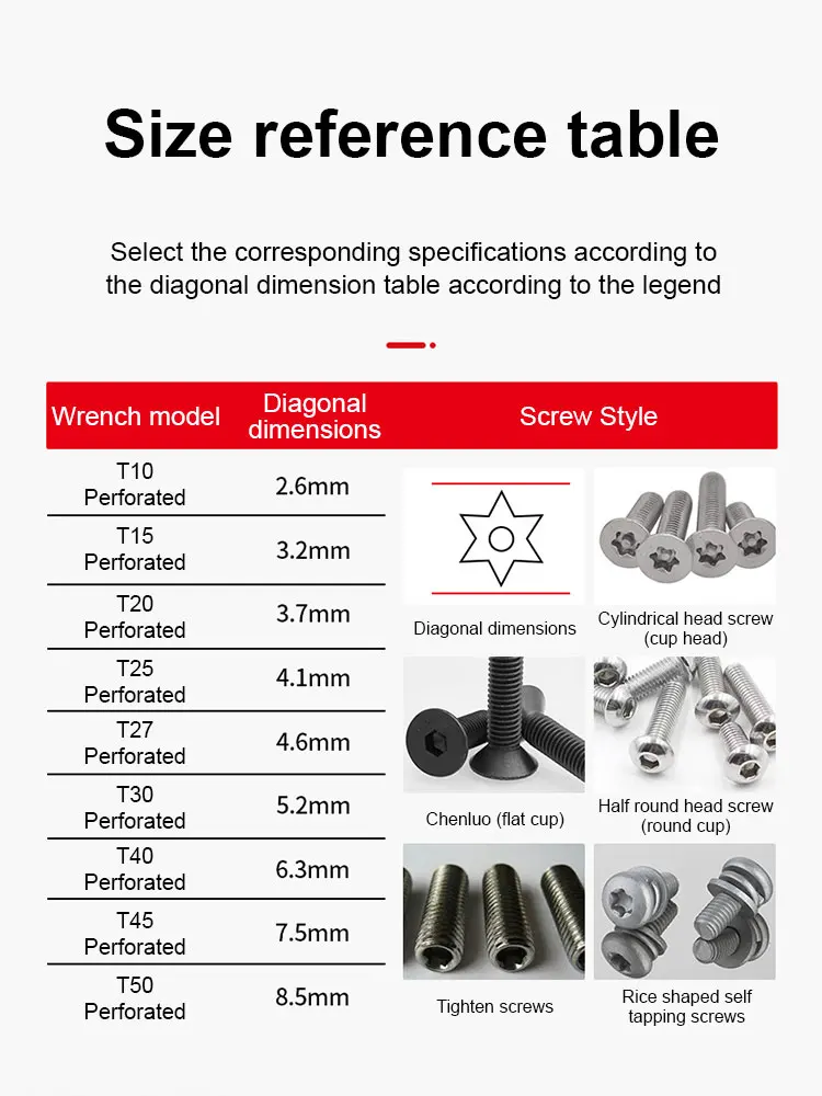 Imagem -06 - Torx Star Wrench Kits Grupo Chaves Allen Hexágono Hex Chave Chave Chave Grupo Double End tipo l Chave de Fenda Ferramentas de Reparo Manual Pcs