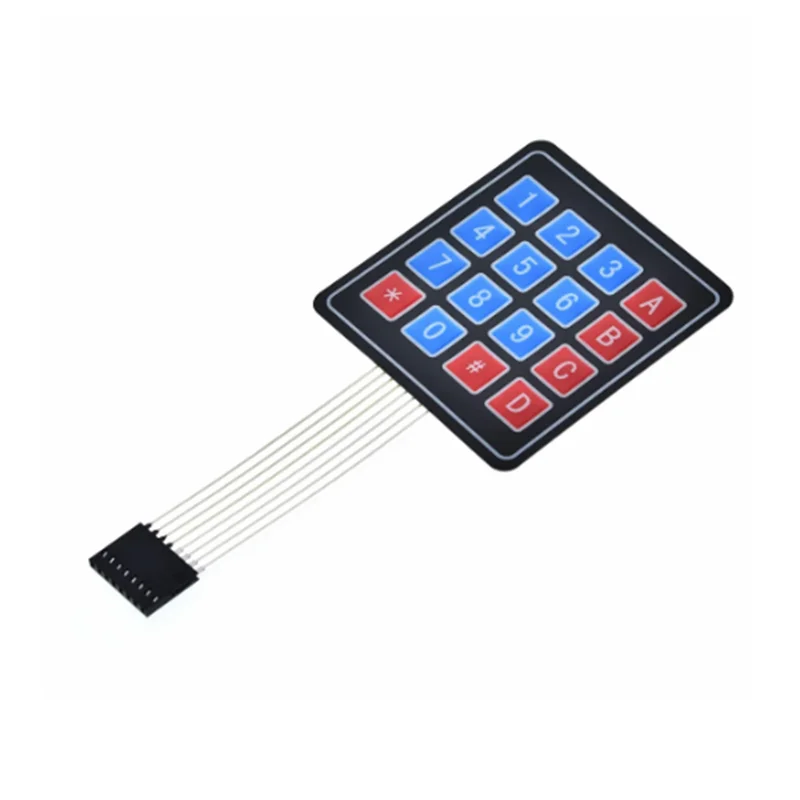 XINANDI New 4 12 16 20 Key 4*4 Membrane Switch Keypad 1x4 3x4 4x4 4*5 Matrix Array Matrix keyboard for arduino smart car