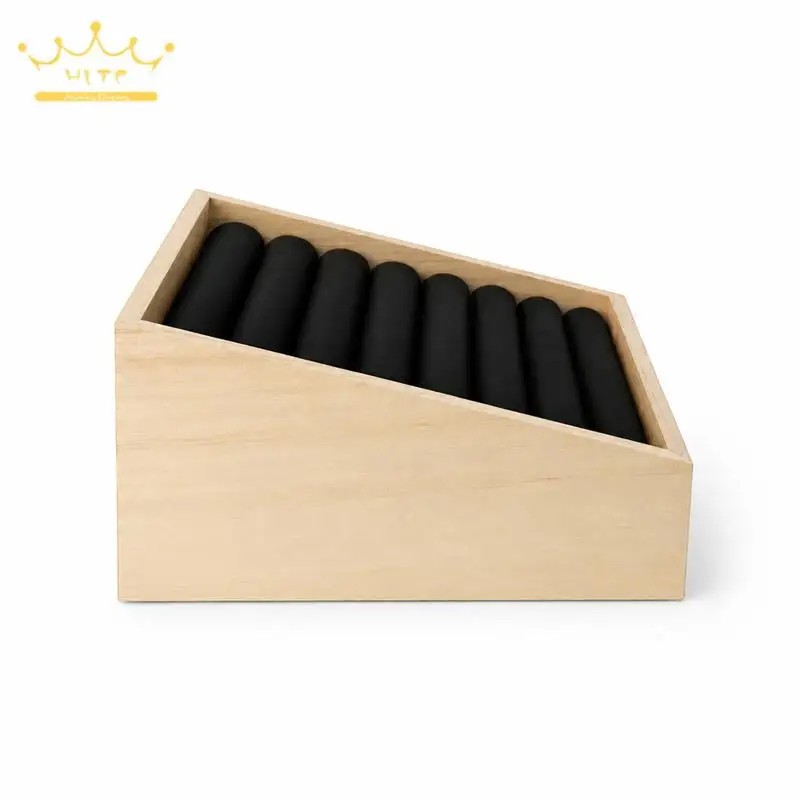 Jewelry Display Stand Jewelry Storage Box Jewelry Display Rack Solid Wood Locket Ring Display Tray