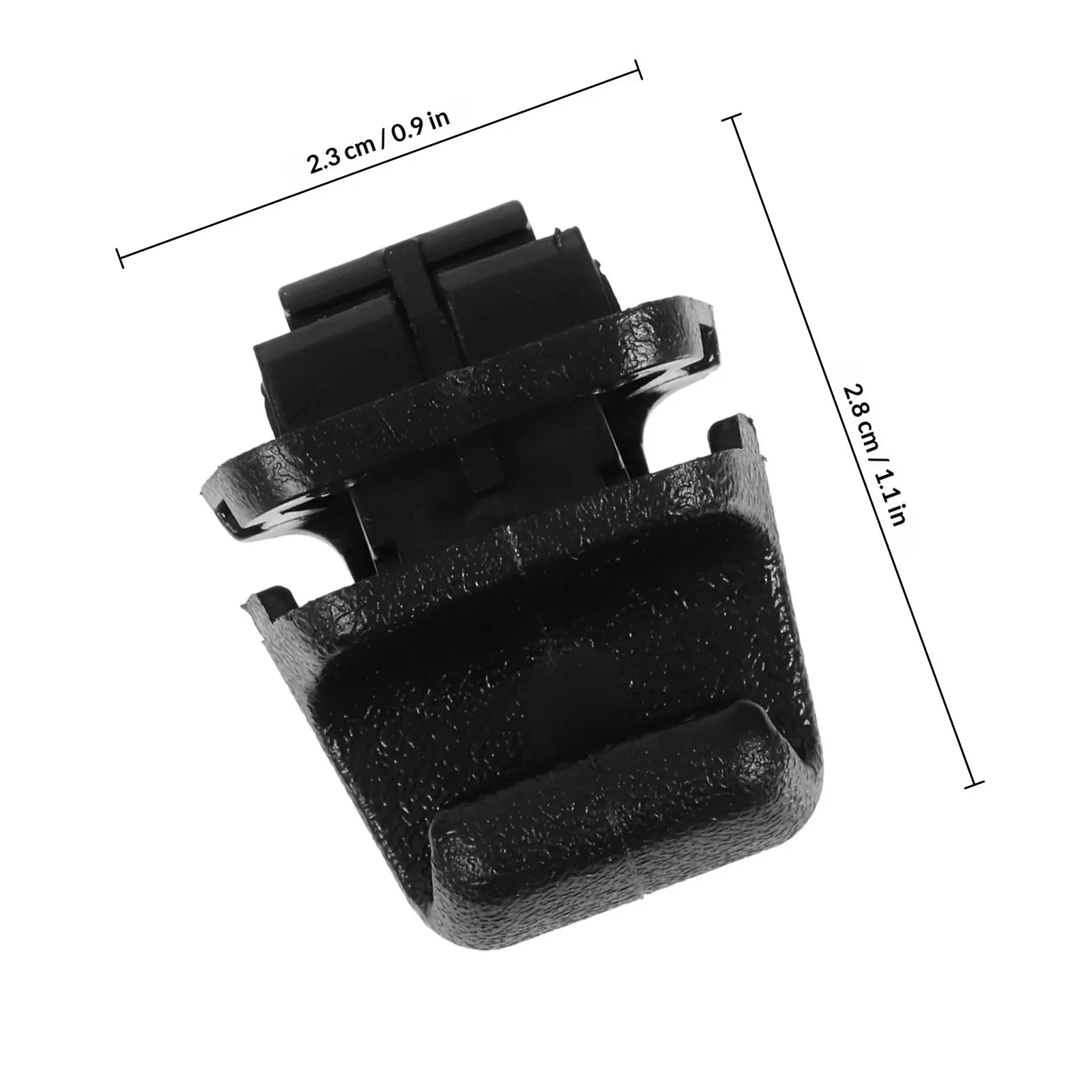 Car Rear Door Curtain Hooks 4Pcs Plastic Sun Shade Blind Replacement Interior Accessories
