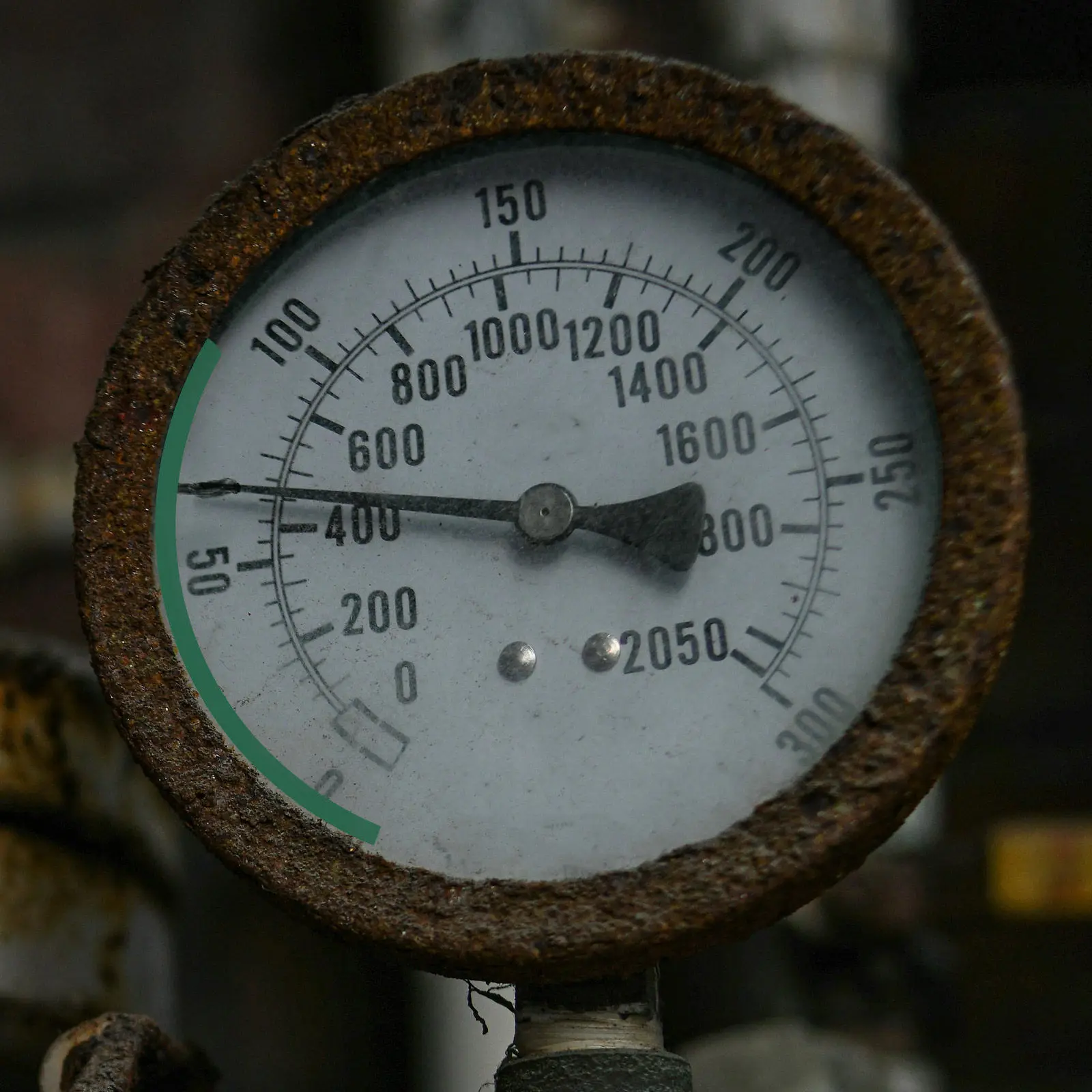

10 Sheets Professional Reflective Pressure Gauge Labels Easy Install Clear Visibility in Dark Environments Universal Size
