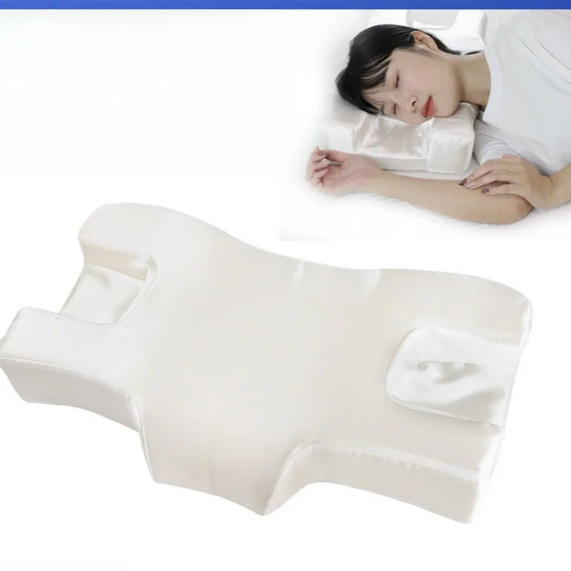 New Sleeping Beauty Pillow Satin Anti-Wrinkle Neck Protection Sleep Memory Foam Pillow Comfortable Soft Skin Care Bedding Pillow