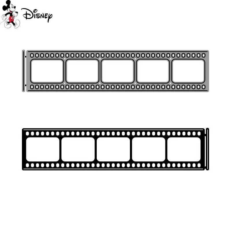 Cinema Film Strip Cutting Dies Disney Punch Diecut for DIY Scrapbooking Embossing Paper Cards Crafts Making New 2022 Arrival