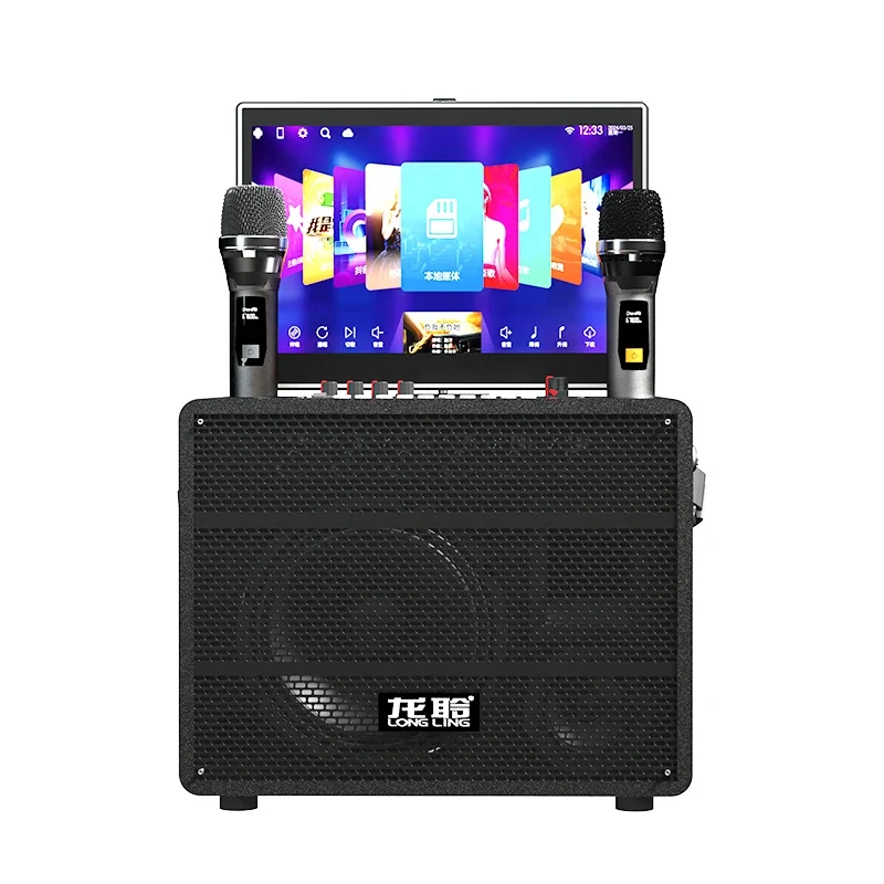 K8-Upgraded Version Square Dance Sound System Outdoor Audio Speaker Karaoke System Machine Wifi Portable Loudspeaker