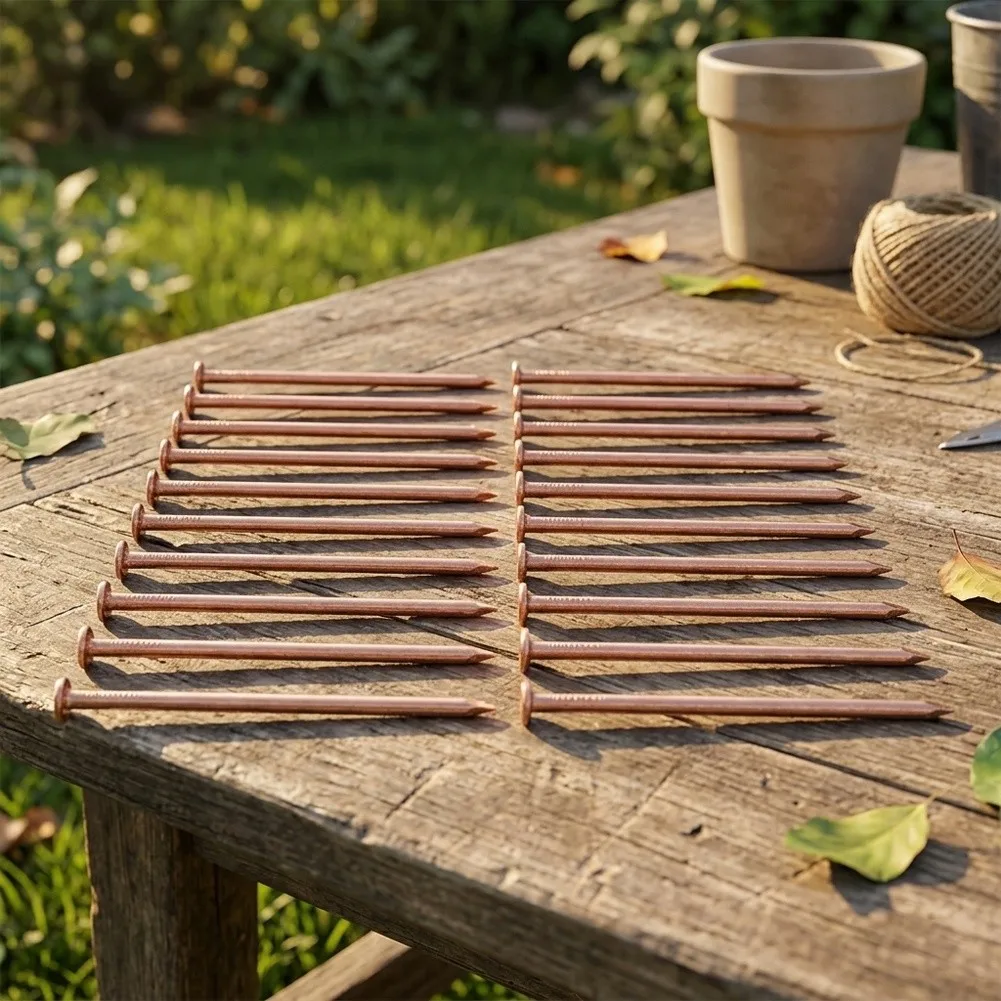 Tree for root and Stump Removal Nails 3 5 Inch Copper Spikes for Killing Unwanted Tree Growth and Supporting Removal