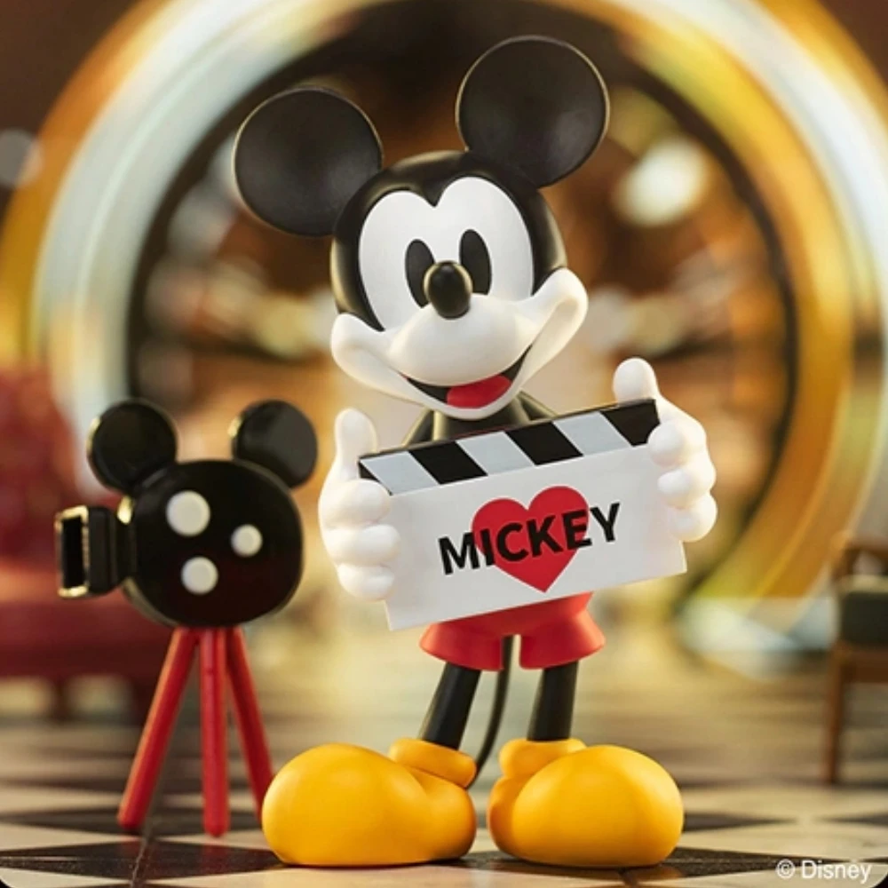 Genuine Disney Mickey Shining Moment Blind Box Tide Play Cute Doll Girl New Year Gift Table Decoration Pvc Material In Stock