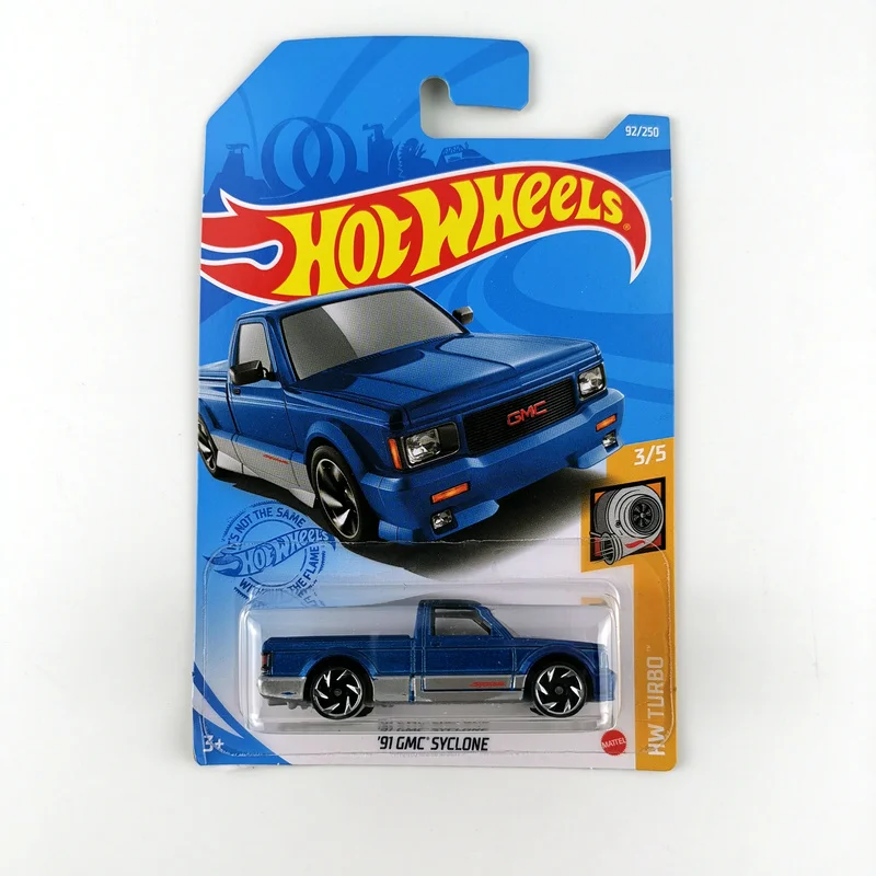 2021-92 Hot Wheels Cars 91 GMC SYCLONE 1/64 Metal Die-cast Model Collection Toy Vehicles