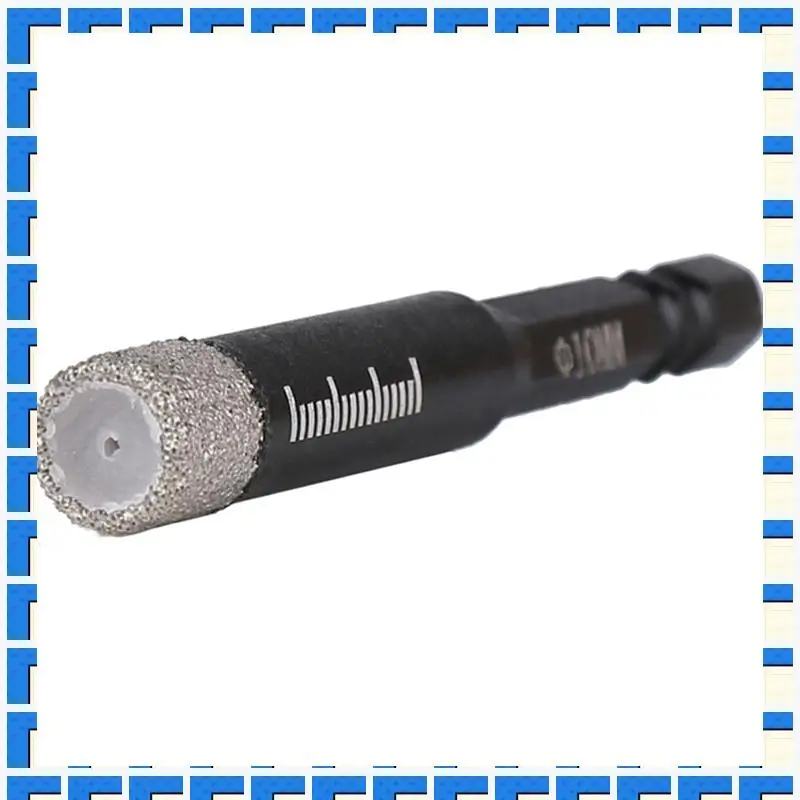 

ABNG 12Pc Black Dry Diamond Drill Bits Set For Granite Marble Tile Stone Glass Hard Materials 5/6/8/10/12Mm