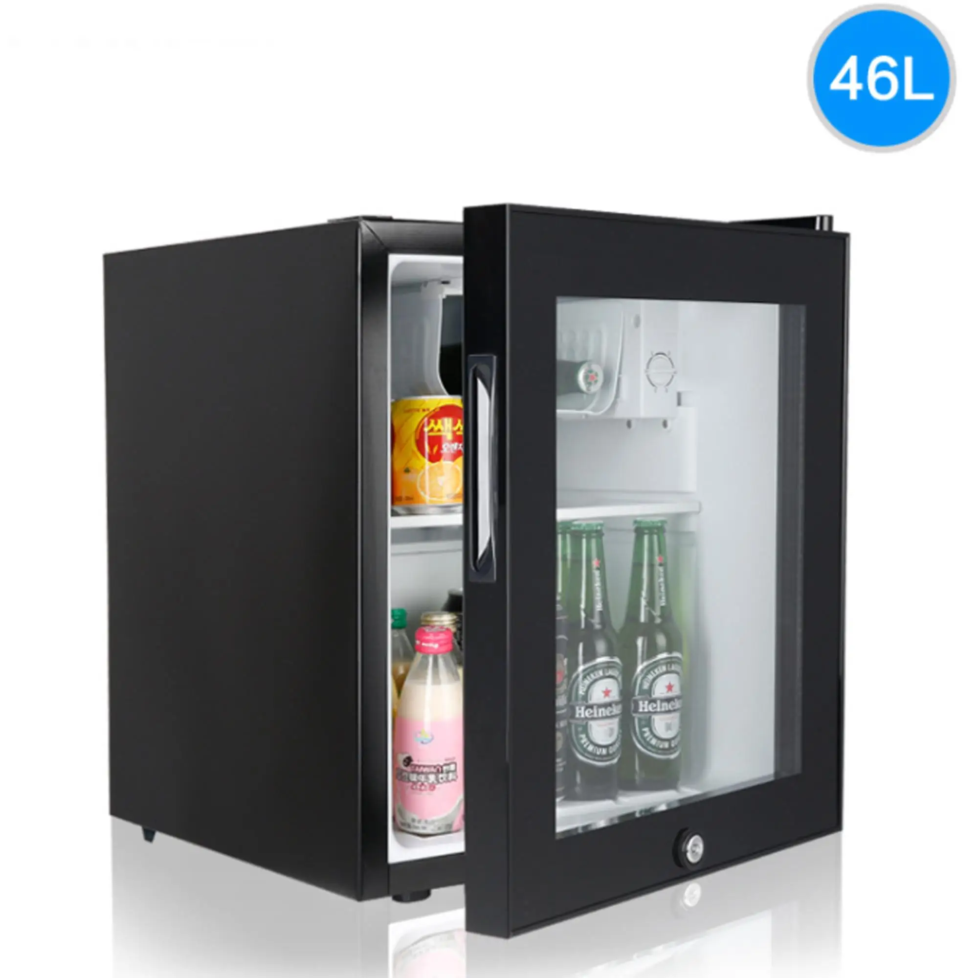 Portable MINI Fridge 46L Small Refrigerator And Freezer MINI Fridge Refrigerator Home