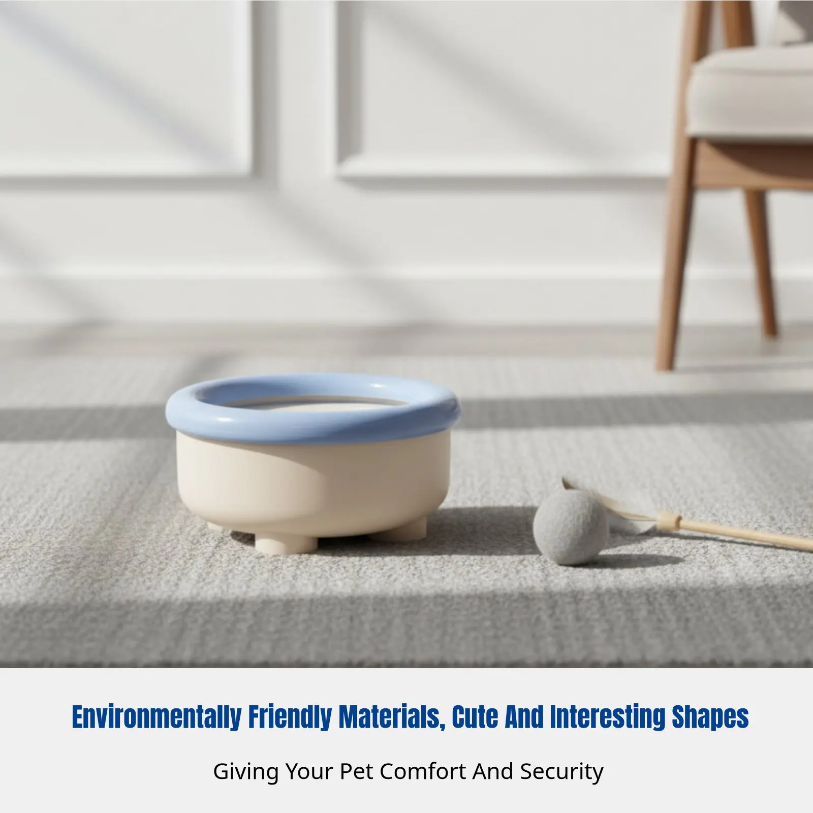 

Anti-Spill Suspended Cat Bowl, Pet Food Dish, Non-Slip, For Kittens