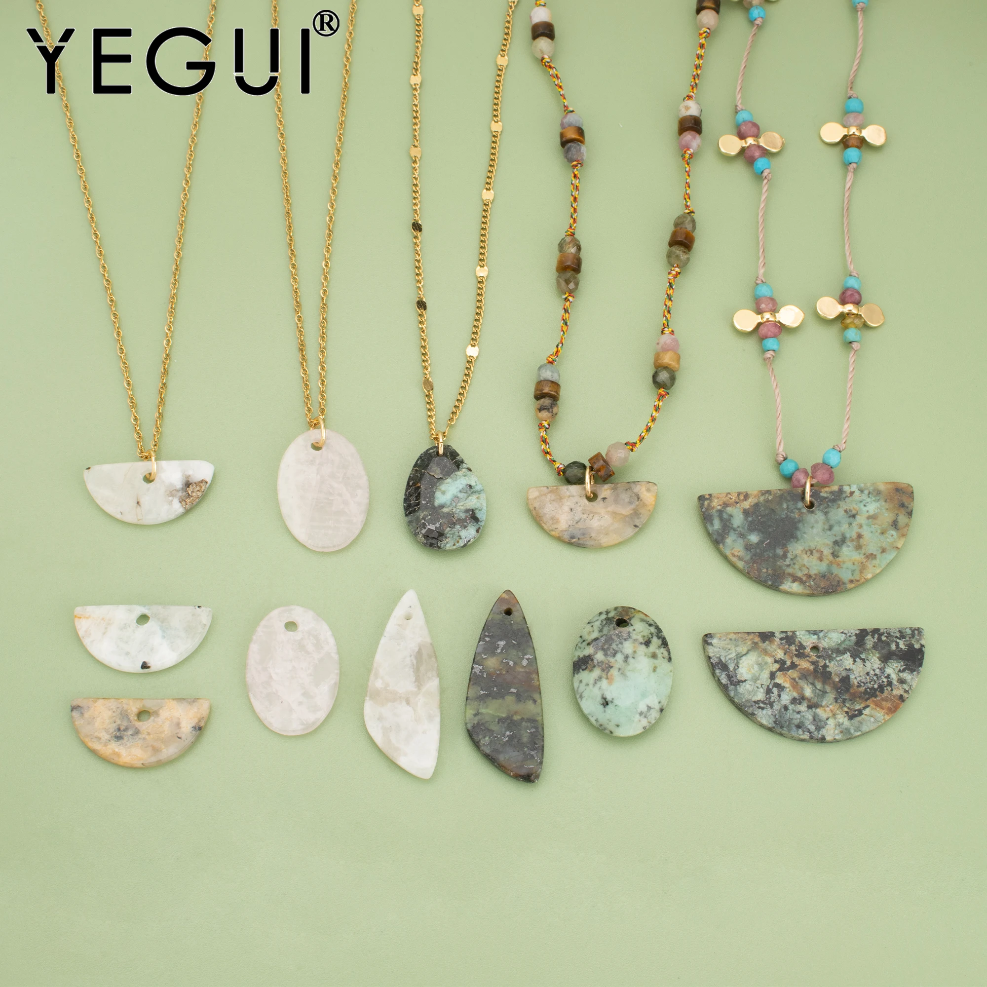 

YEGUI, 2 шт./лот, MH52, ювелирные аксессуары, натуральные камни, ювелирные изделия, ручная работа, подвески, изготовление ювелирных изделий, подвески «сделай сам»