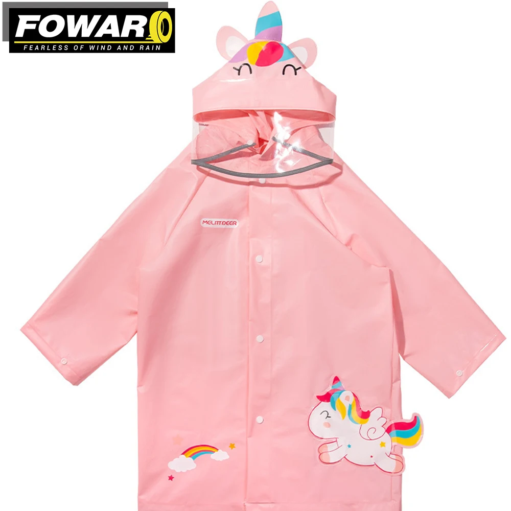 New Children Raincoat Ultra Proof Windbreaker Waterproof Outdoor Rain Coat Breathable Comfortable Ultra-thin Raincover